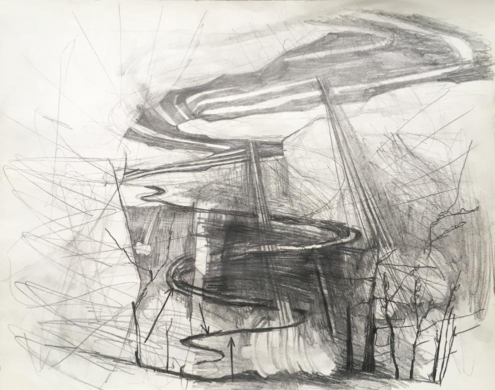 hendrik vermeulen -drawing -  field station pikilonia - stop 4