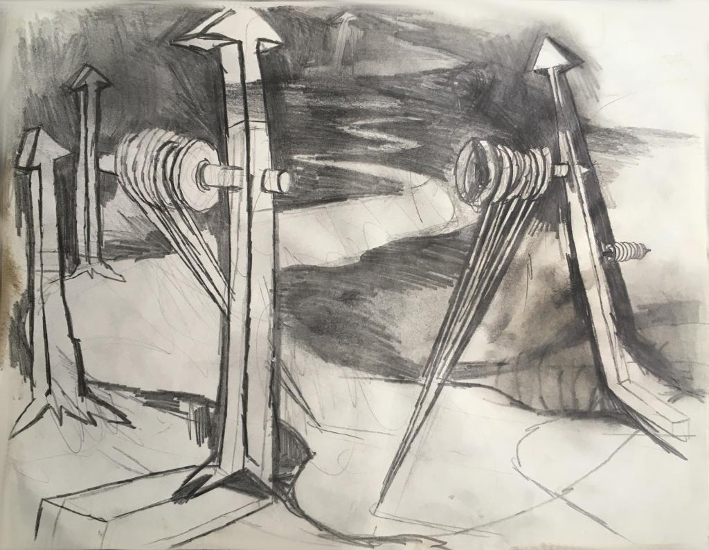 hendrik vermeulen -drawing -  field station pikilonia - stop 4